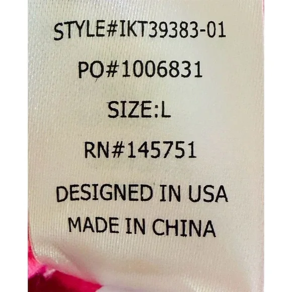 Peach Love Women's Pink Ski Pullover Sweater Size L Winter Casual color block‎ - Picture 10 of 10